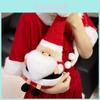 Christmas Santa Plush Doll With Soft Short Pile For Holiday Decorations And Gifts