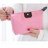 Women's Folding Dumpling Bun Candy colored Cosmetics Storage Makeup Bag Multi functional Travel Portable Handheld Women's Bag