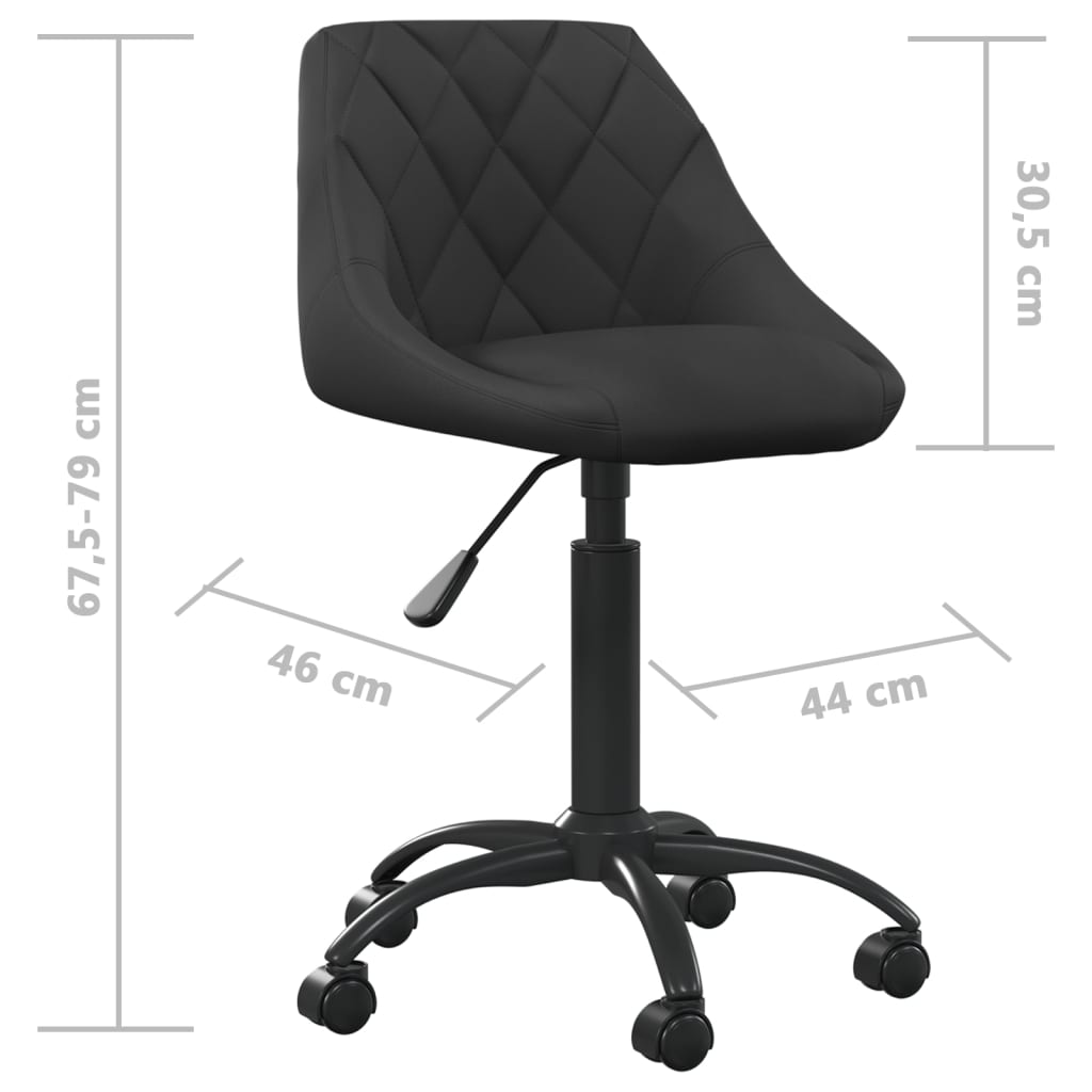 Vidaxl Dining Chair, Black, Upholstered In Velvet
