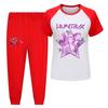 5034 Kinder Mädchen Rumi Zoey Mira Hunters Print T-Shirt Hose Hose Kleidungsset