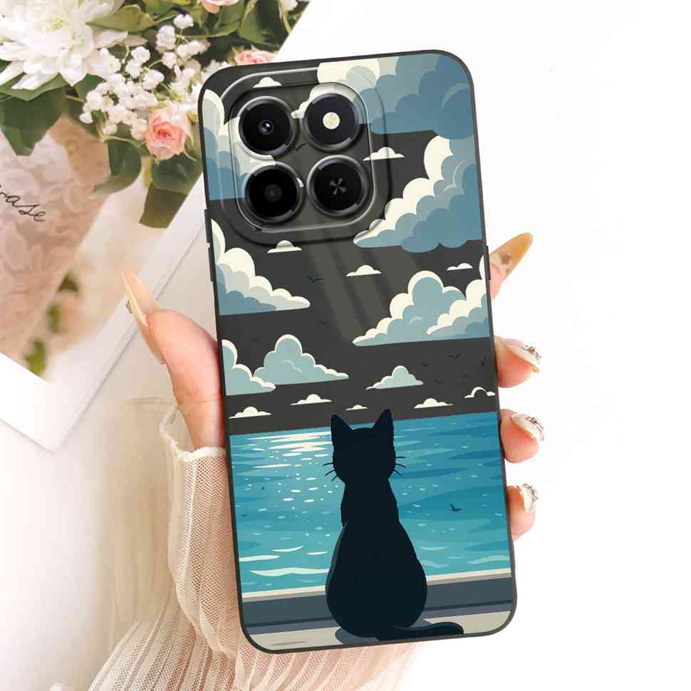For Honor X6c Case Beautiful Sunflower Shockproof Protection Phone Case For Honor X 6c X 6b X6b X 6a X6a 4G Soft Silicon Cover