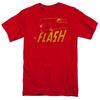 Dc Flash Flash Speed Distressed Mens T Shirt Red Officially Licensed