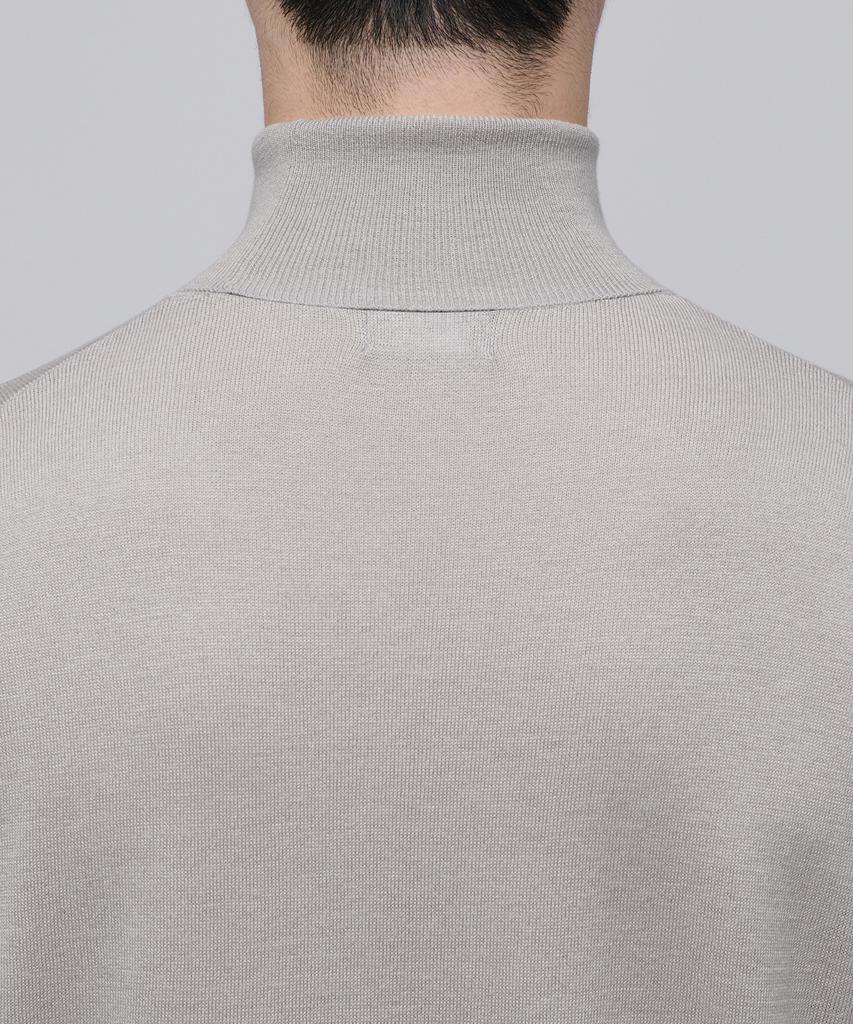 Musinsa Standard Merino Wool Blend High-Gauge Turtleneck Knit [Mushroom]