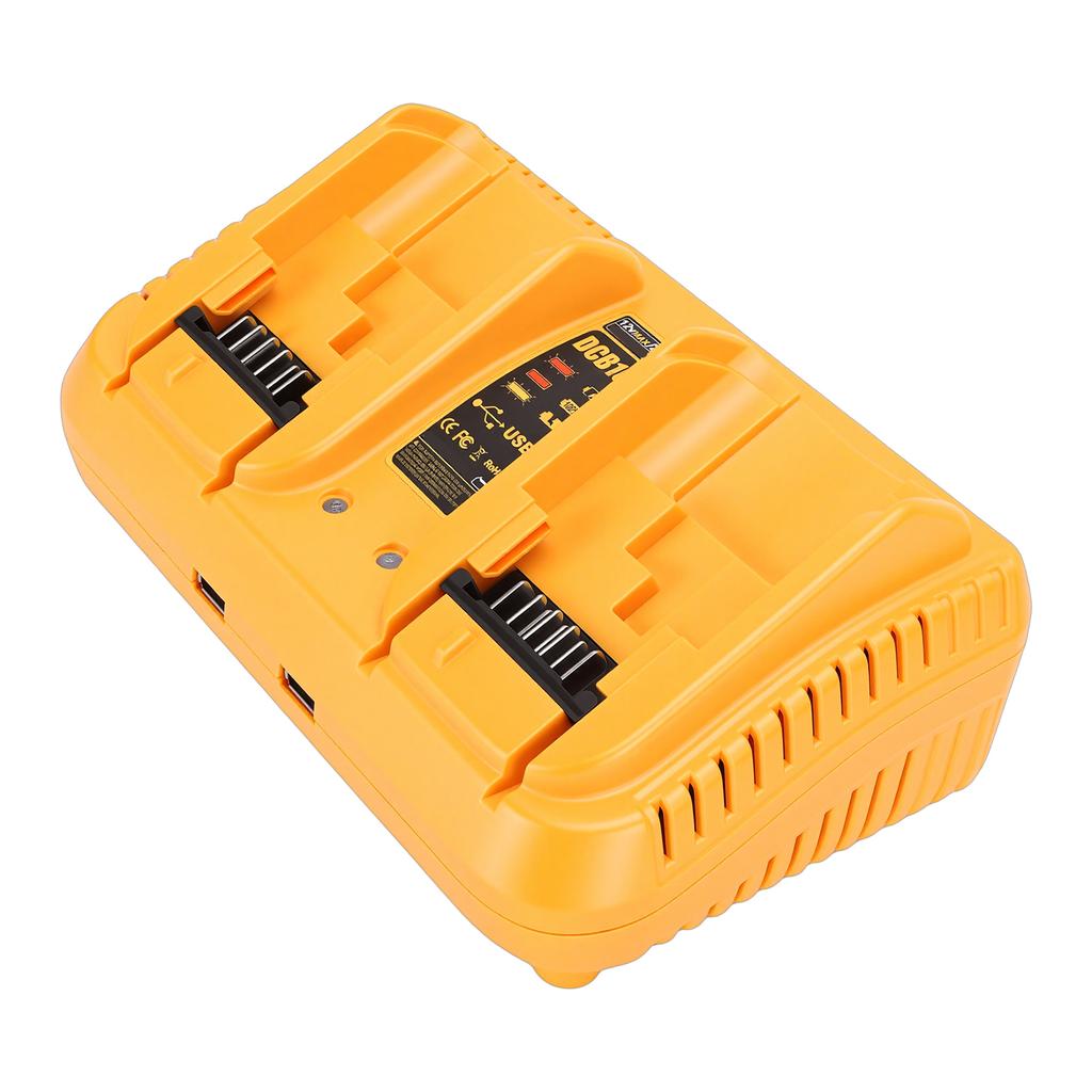 Power Tool Battery Charger Fit for DCB120 DCB127 DCB122 DCB124 DCB203 DCB204 DCB206 6A Battery 2 Port Charger Station