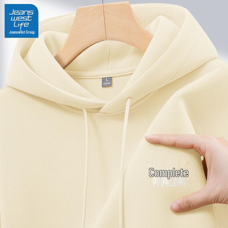 

JEANSWEST LIFE Men s Loose Fit Hooded Pullover Sweatshirt 3XL