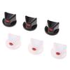 10Pcs Dot Fat Spray Paint Caps Plastic Spray Nozzles White Spray Paint Replacement Caps For Graffiti Street Art Aerosol Bottle