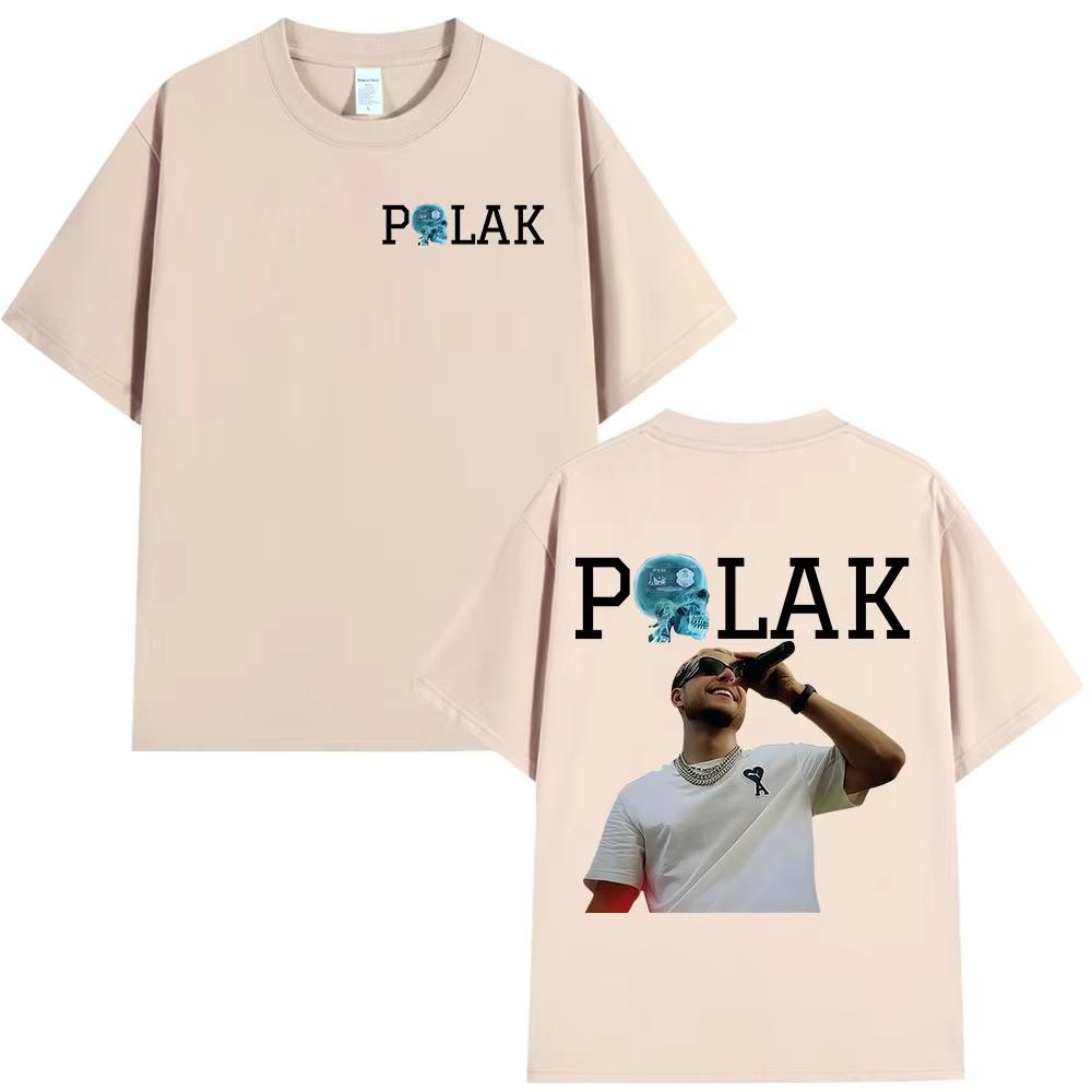 Rapper Plk Mental Album T-shirt Men Women Fashion Pop Music T-shirt Casual Cotton Short Sleeves T Shirts Tops Hip Hop Streetwear