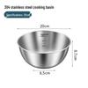 ZISIZ 316 Food-Grade Stainless Steel Salad Bowl