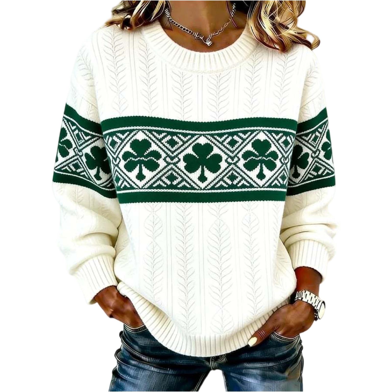 

Women s R-neck Long Sleeve Top Pullover XL білий
