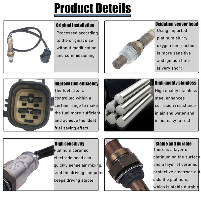 RIGHTPARTS 9497252 234-9019 Upstream Lambda Oxygen O2 Sensor For Volvo S60 V70 2.4L 2001-2002 DOX-1419 94972520 2349019