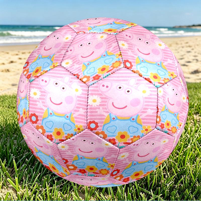 Pink Pig Print Size 5 Soccer Ball, PU Wear Resistant Football for Match Training and Daily Practice, Birthday Gift for Soccer Fans