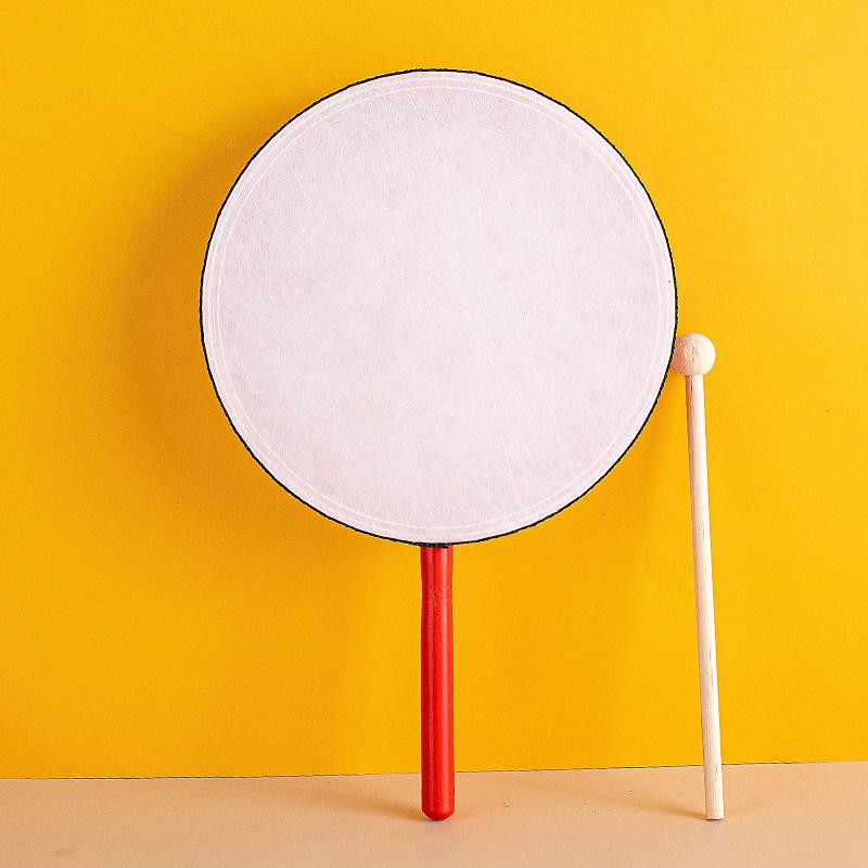 Xinjiang Dance Double-Sided Hand Drum: Kindergarten Orff Instrument Sheepskin Tambourine