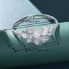 New European and American luxury four-leaf clover copper micro-inlaid bracelet, elegant and grand large bracelet