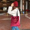 Cloth Bag, New Velvet Bag, Women's Retro Shoulder Bag, Wind Letter Embroidery Big Bag