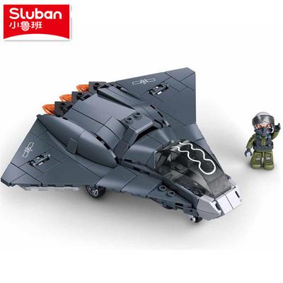 159 Teile Luftwaffe Sechste Generation Stealth-Kampfjet Modell Bausteine Sets DIY Lernspielzeug Sets für Kinder