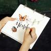 18pcs/lot  Cute Watercolor, Autumn, Garden, Butterfly, Insect  Stickers,Handbook Scrapbooking  And Art, Decoration Mobile Phone