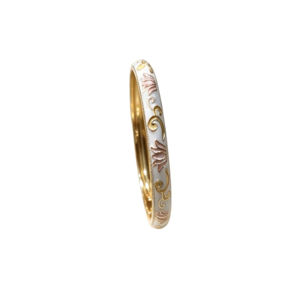 Colorful Vintage Cloisonne Bangle Traditional Women's Hand Bracelet Jewelry Gifts