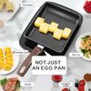 Tamagoyaki-Pfanne, japanische Omelettpfanne, Eierpfanne, Bratpfanne, kein Öl, antihaftbeschichtet, Yuzishao Retangle Omelette