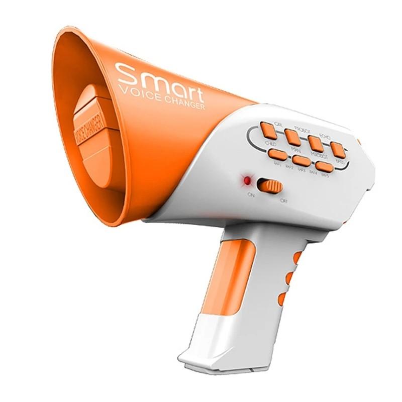 Kinder Stimmveränderer Lautsprecher Spielzeug Elektrisches Megafon Rollenspiel Streich Requisiten Kind Elektronisches Geschenk Weihnachtsfeier Vokal Lustige Spielzeuge gray