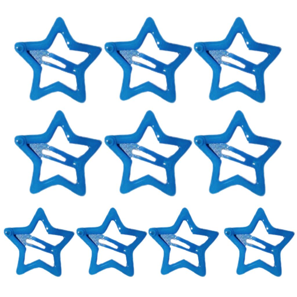 10 Pcs Cute Bangs Hair Pins Women Kid Hairgrip Star Headdress Barrettes Accessories Sweet Y2K Girls Hairpins