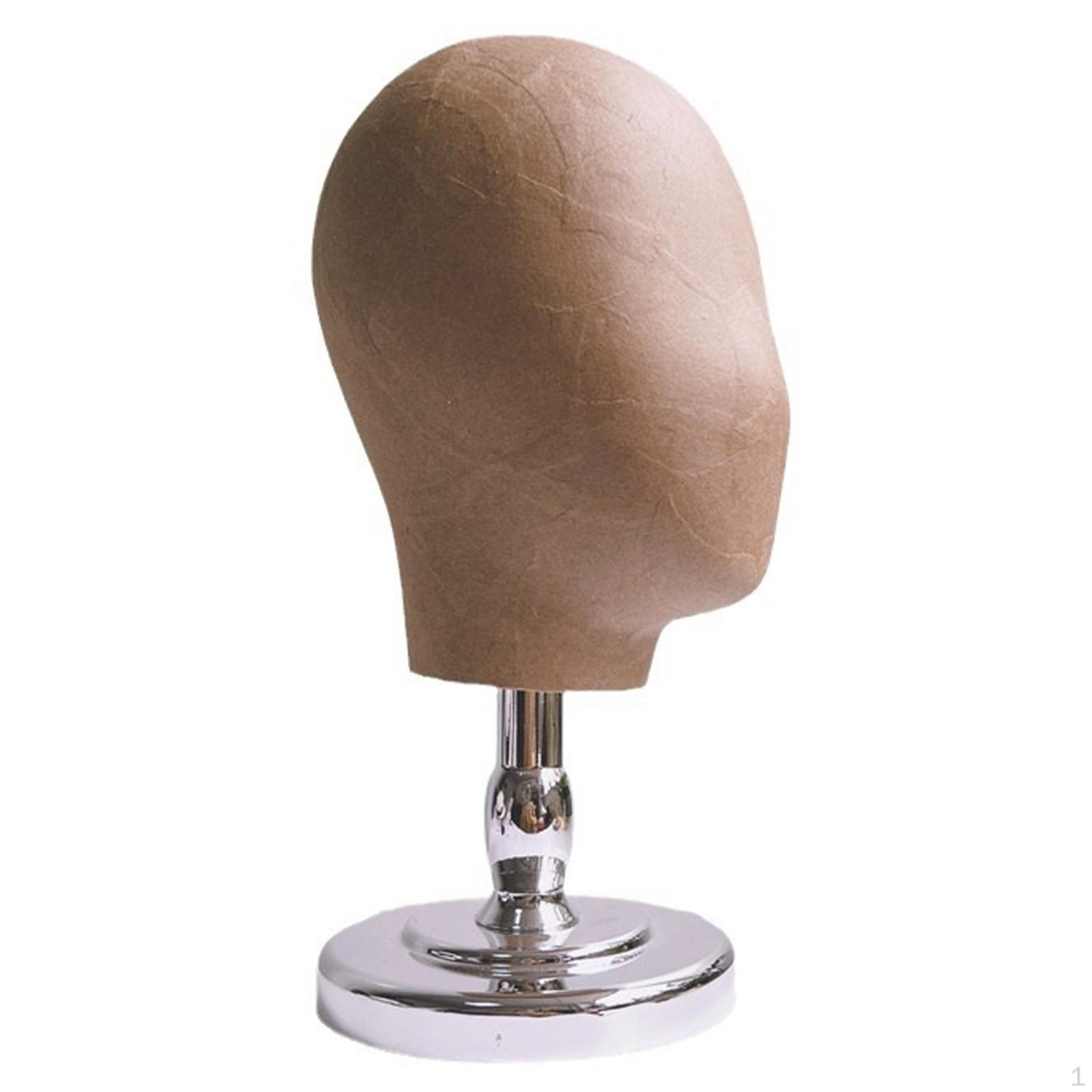 

Hat Display Holder Head Rack Professional Wig Cap for Silver Base