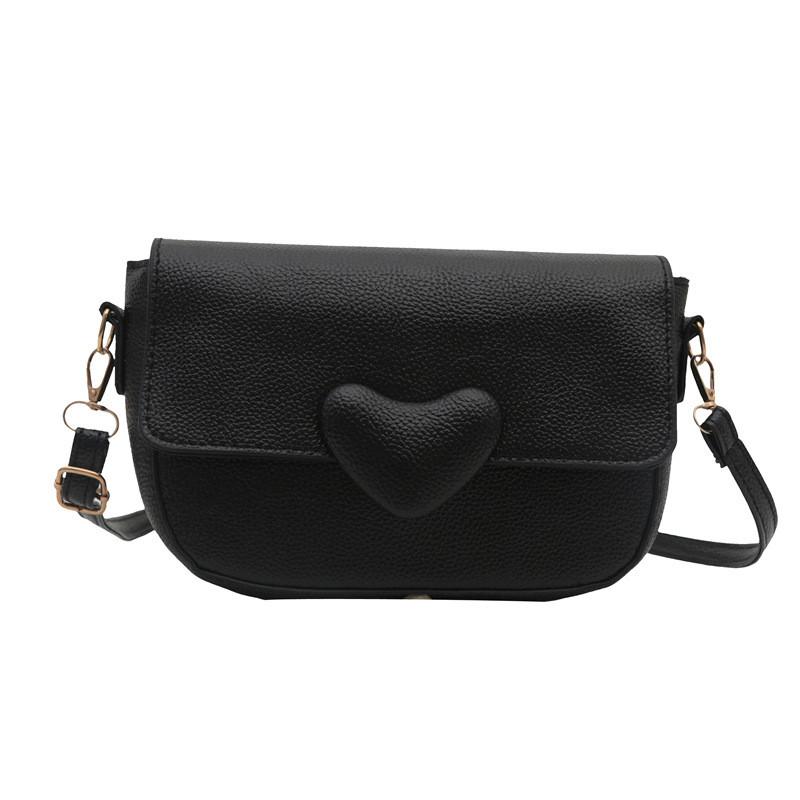 Elegant Stylish Small Shoulder Bag For Women In Black White Pink Khaki With Soft Pu Material