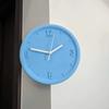 8inch Silent Wall Clocks Creative Non-Ticking Punch-Free Corner Wall Clock Bedroom Technology Luxury Art Home Decoration