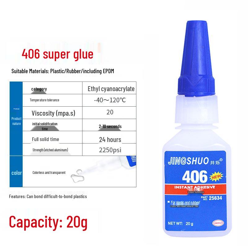Super Strong Quick-Dry Universal Glue for Metal, Plastic, Rubber, Wood, Ceramic, and Shoes