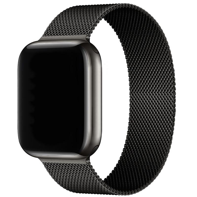 Compatibil cu Apple Watch S10 Brățară Magnetică din Oțel Milanese pentru iWatch 5-9 SE.