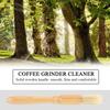 Coffee Grinder Machine Cleaning Brush Solid Wooden Handle Practical Cleaner Tool Accessory