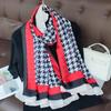 180*90cm muffler fashion Luxury Brand Scarf Women New Style Fashion Color Matching Print Silk Lady Popular Headcloth Beach Shawl