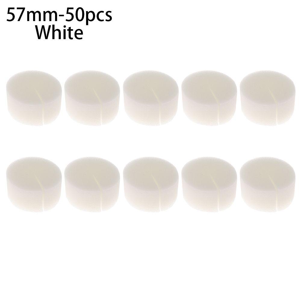 

10/50 шт. Прочные аквариумные губки для выращивания, горшки для цветов, беспочвенные гидропонные лотки для семян 57mm-50pcs белый