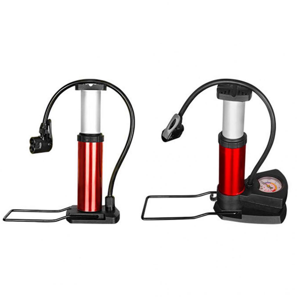Portable 120 Psi Treadle Type Bicycle Bike Motorcycle Air Pump Family Inflator