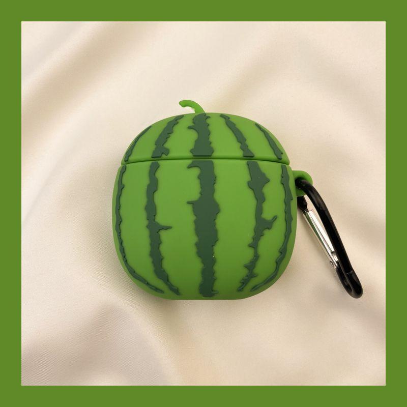 

Чехол для наушников Apple Pro Второе поколение Беспроводной Bluetooth Третье поколение 1 Подходит Aipods2 Поколение Airpodpro Силикон 5 Пятое поколение AirPods 4 [Creative cute watermelon] send Hook