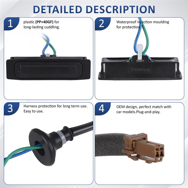 Tailgate Switch Trunk Release Switch 253801BA0A For Infiniti EX35 2008-2013 QX50 2014-2020 Liftgate Switch Accesseoies