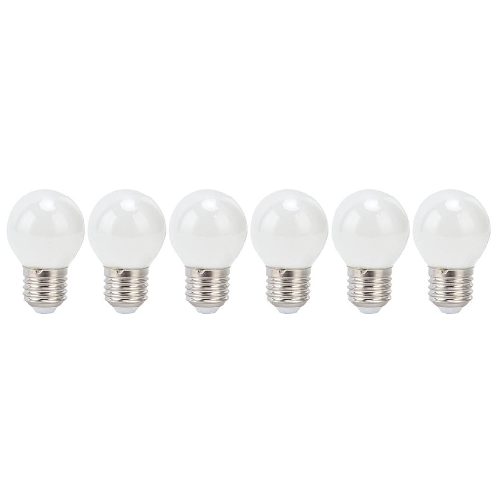 6Pcs Antique LED Light Bulb 4W Vintage G45 E27 Filament Bulb for Chandeliers White Light 360LM 220V