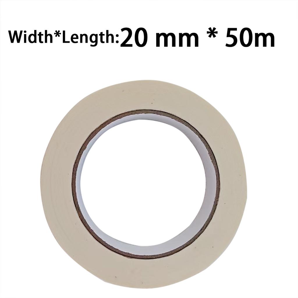 20m/50m Masking Tape White Writable Sealing Self Adhesive Tape Waterproof for Art Painting Sketch Car DIY Paper School Supplies