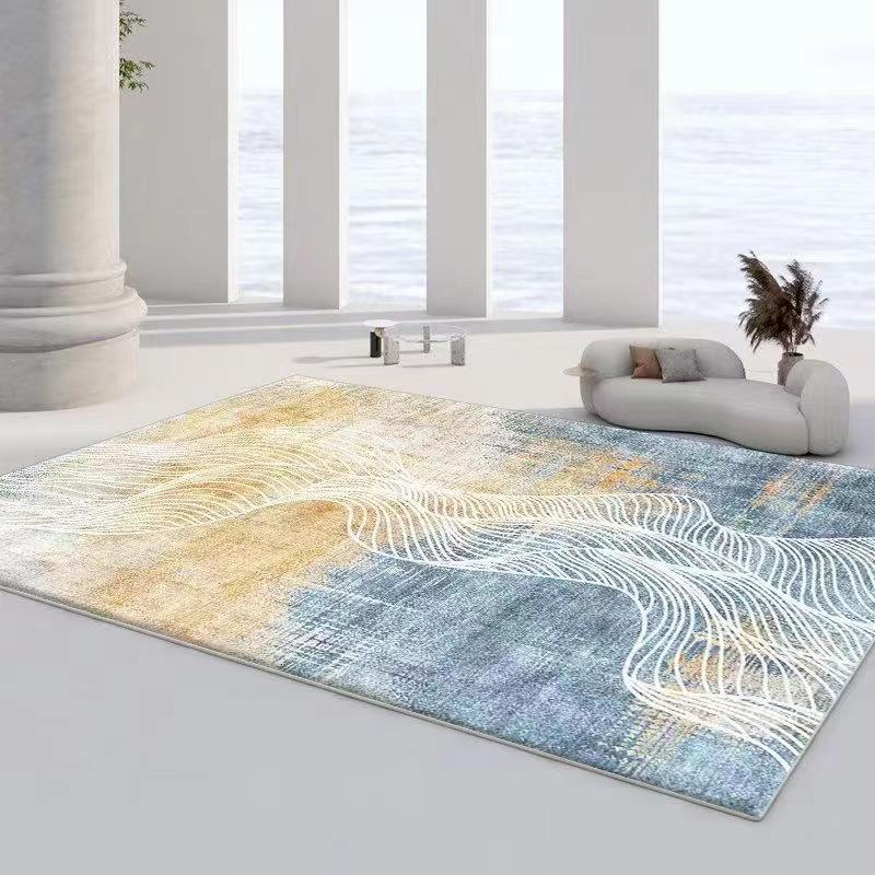 Covor Nordic Lux Luminos pentru Living, Covor pentru Întregul Pat, Măsuță de Ceai, Covor de Arie Mare, Covor de Casă din Flanel pentru Dormitor, Covor de Noptieră