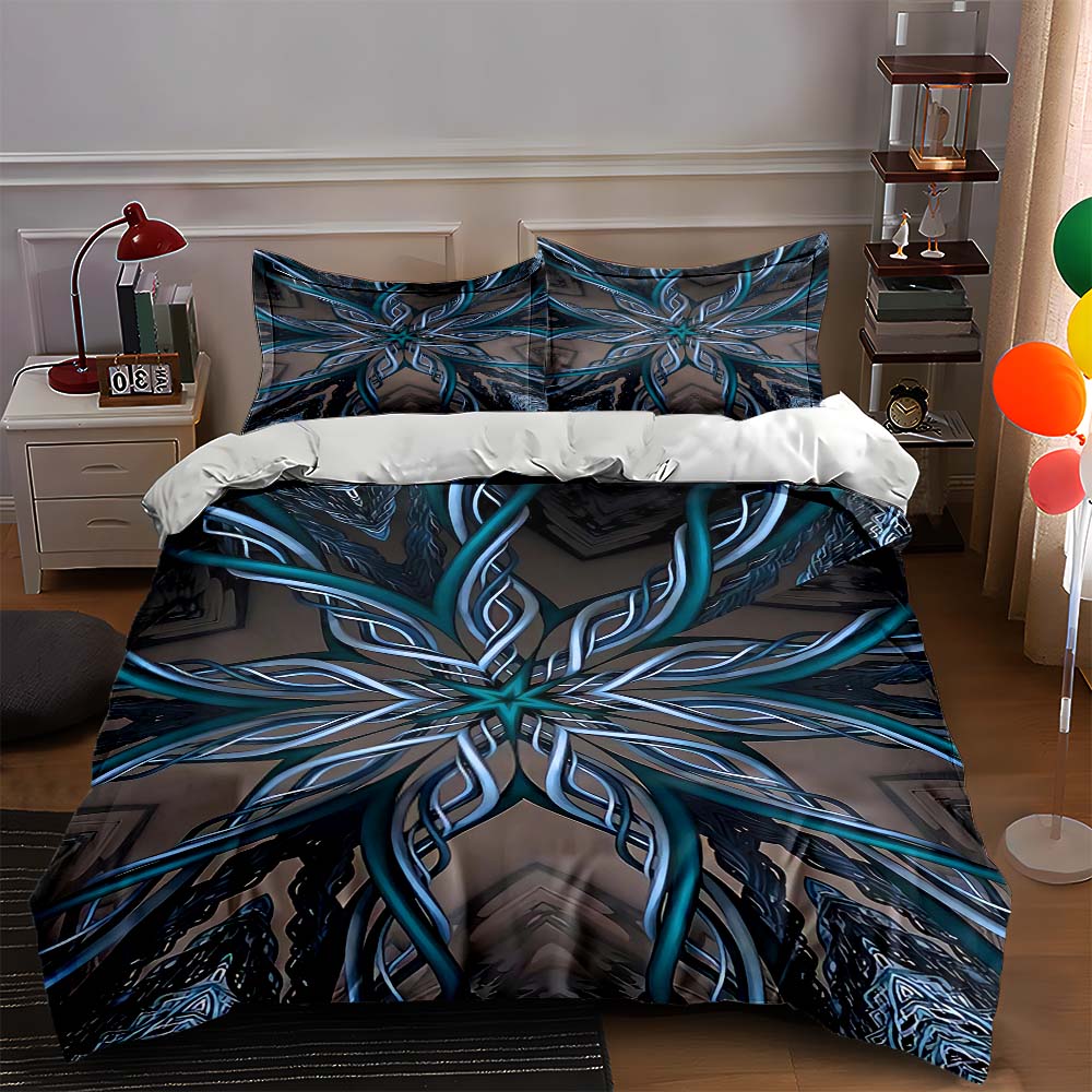 

Abstract, geometric, intricate. Bedding Duvet cover sets Duvet covers Pillowcases gifts (1 * Duvet Cover 2 * Pillowcases, without duvet insert) 135x200cm