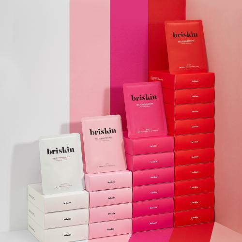 Briskin Real Fit Second Skin Biocellulose Mask Pack [Trouble Care] (10ea)