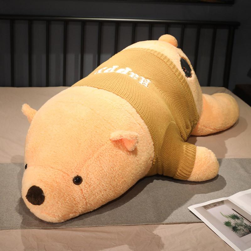 Sweater, Polar Bear Doll, Large Plush Toy, Siding Pillow, Bed, Doll Pillow, Birthday Gift Girl