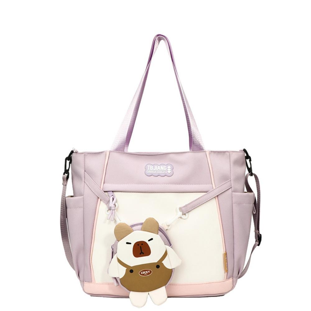 Harajuku Capybara Shoulder Bag Japanese Style Lolita Handbag Lovely Students School Bag  Travel
