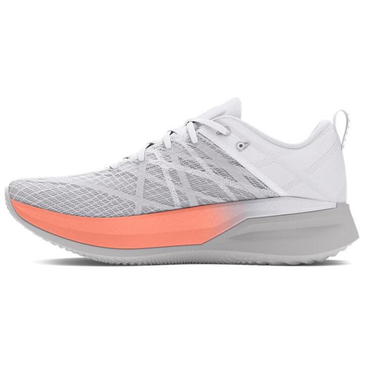 Under Armour Flow Velociti Pro Halo Grey Flare Orange Unisex Sneakers White 3027560-102