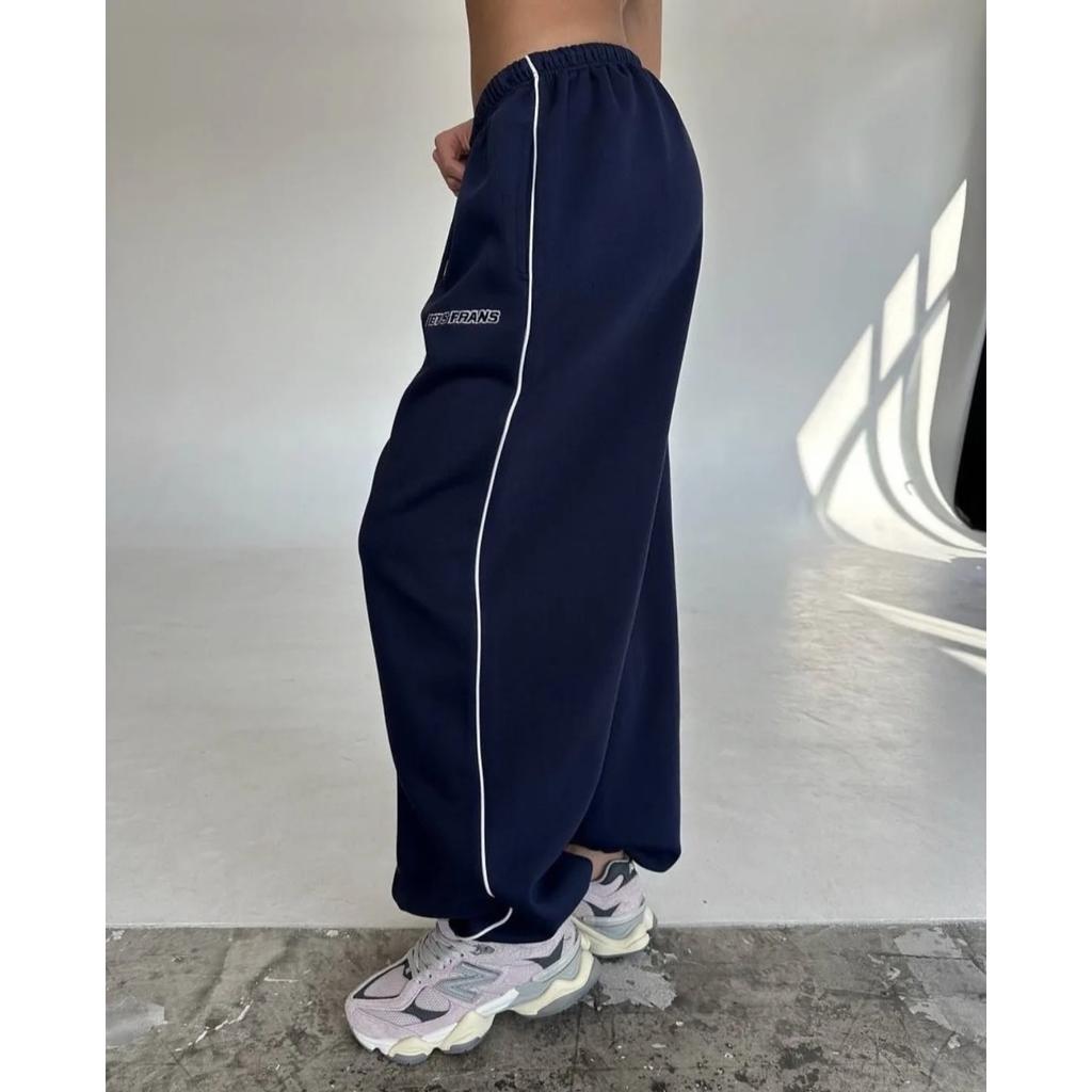 VIONA Striped Wide Leg Sports Pants For Women In Spring And Autumn, Loose And Slimming, Straight Leg Casual Pants
