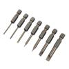 2.0 Skrutrekkerbits 3.0 5.0 50mm 6.35mm Skaft 7 stk