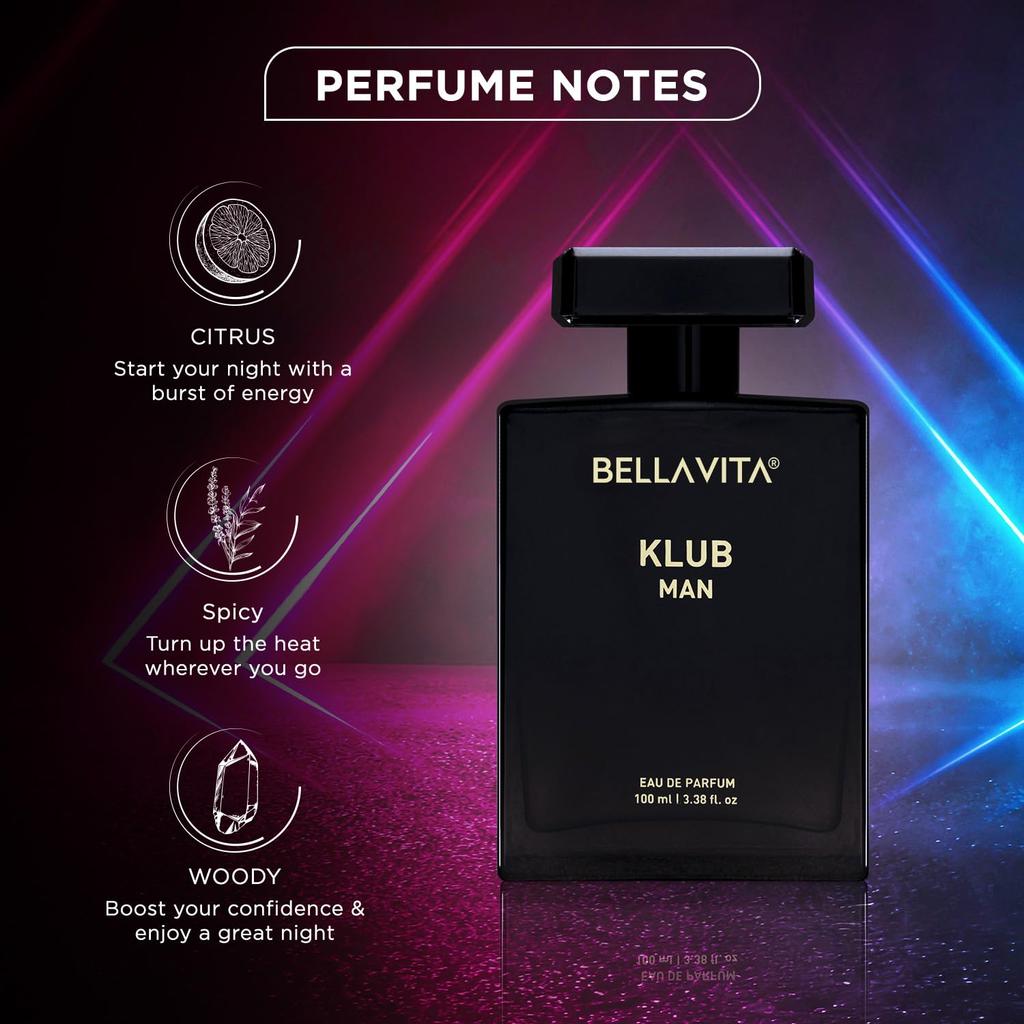 Bella Vita Luxury KLUB Long Lasting Eau De Parfum 100ml