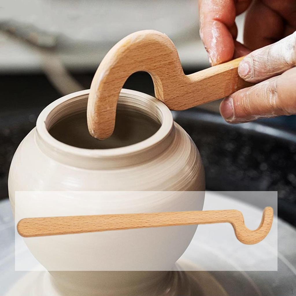 Ceramic Crafting Tool for Shaping Pottery with Long Handle And Fettling