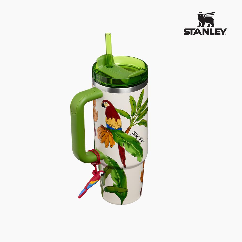 STANLEY Quencher H2.0 FlowState Tumbler 887ml Tropical Destiny  – FARM Rio Collaboration Limited Edition