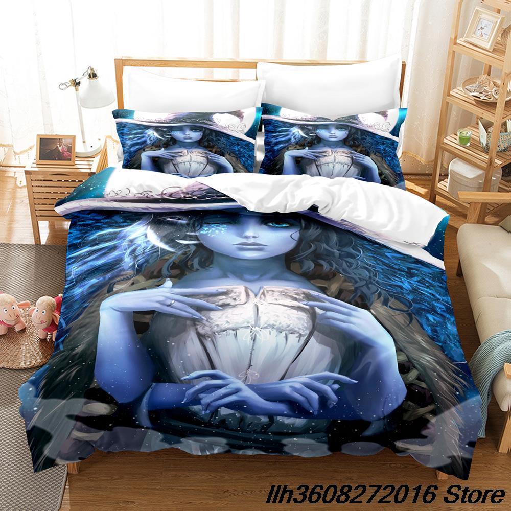 

Comforter Ranni The Witch Bedding Set Single Twin Full Queen King Size Bed Set Adult Kid Bedroom Three-Piece Suits 3D Anime Bed Sheet Comforter (quilt)-EU Single(135*200cm)3pcs