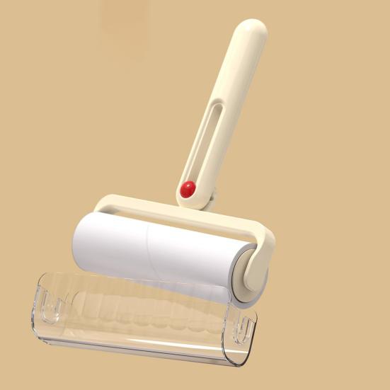 Lint Roller Ergonomic Non-Slip Foldable Handle Tear-off Sticky Sheets Reusable Lint Roller Cat Hair Remover Tool